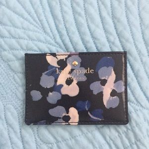 kate spade cedar street floral card holder